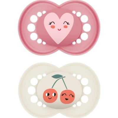 MAM Original 6+ months smoczek Pink/ Beige 2 szt.