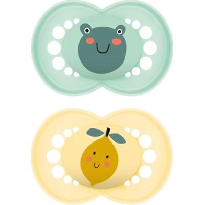 MAM Original 6+ months smoczek Mint/ Yellow 2 szt.