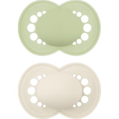 MAM Original 16m+ smoczek Green/ Beige 2 szt.