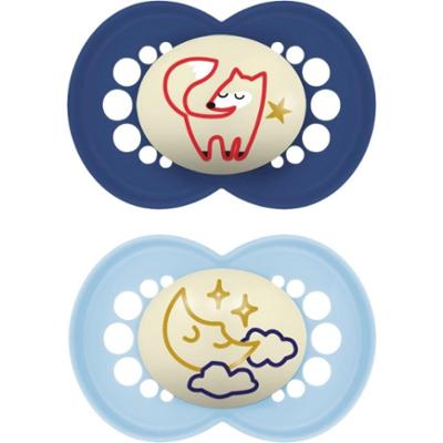 MAM Original Night 16m+ smoczek Blue/ Dark Blue 2 szt.