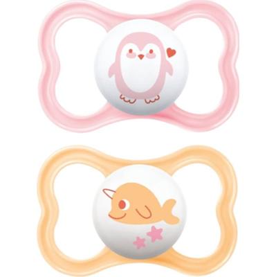 MAM Air 6+ months smoczek Pink/ Orange 2 szt.