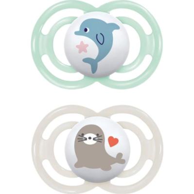 MAM Perfect 6+ months smoczek Mint/ Grey 2 szt.