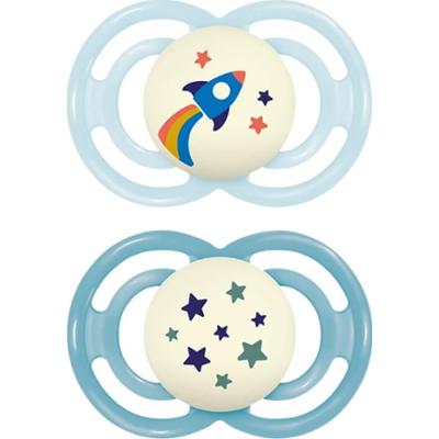 MAM Perfect Night 16m+ smoczek Blue/ Turquoise 2 szt.