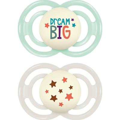 MAM Perfect Night 16+ months smoczek Mint/ Grey 2 szt.
