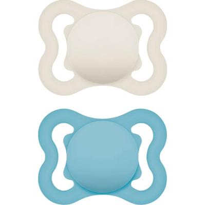 MAM Supreme 0m+ smoczek Turquoise/ Beige 2 szt.