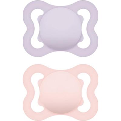 MAM Supreme 0m+ smoczek Purple/ Pink 2 szt.