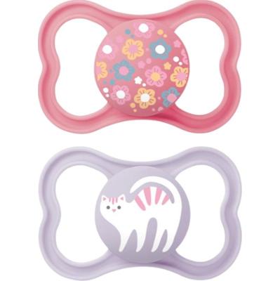 MAM Supreme Double Box 6+ months smoczek Pink/ Purple 2 szt.