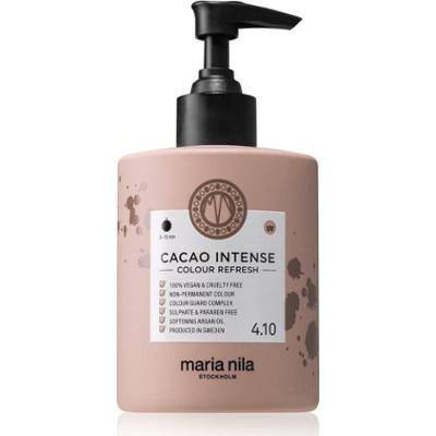 Maria Nila Colour Refresh Cacao Intense delikatna odżywiająca maska bez trwałych pigmentów barwiących wytrzyma 4 – 10 umyć 4.10 300 ml