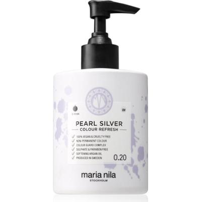 Maria Nila Colour Refresh Pearl Silver delikatna odżywiająca maska bez trwałych pigmentów barwiących wytrzyma 4 – 10 umyć 0.20 300 ml