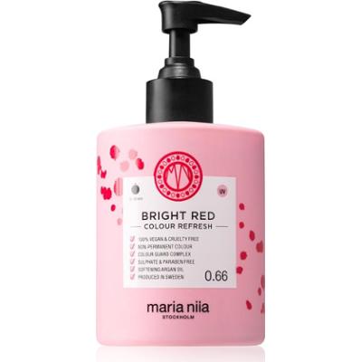 Maria Nila Colour Refresh Bright Red delikatna odżywiająca maska bez trwałych pigmentów barwiących wytrzyma 4 – 10 umyć 0.66 300 ml