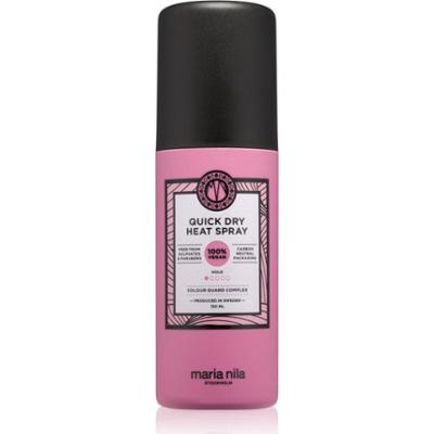 Maria Nila Style & Finish Quick Dry Heat Spray termoochronny spray stosowany podczas używania prostownicy i lokówki 150 ml