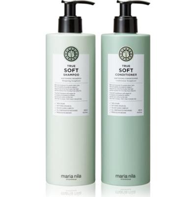 Maria Nila True Soft Bundle kuracja nawilżająca do włosów suchych