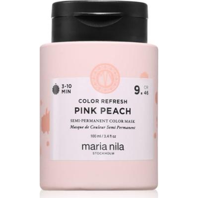 Maria Nila Colour Refresh delikatna odżywiająca maska bez trwałych pigmentów barwiących odcień Pink Peach 9.46 100 ml