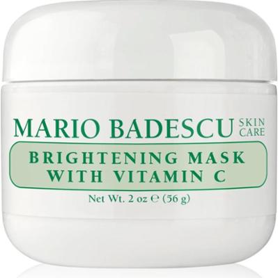 Mario Badescu Brightening Mask with Vitamin C maseczka rozjaśniająca do cery poszarzałej o niejednolitym kolorze 56 g