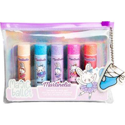 Martinelia Magic Ballet Lip Balm Set zestaw błyszczyków z futerałem dla dzieci 5x3.6 g