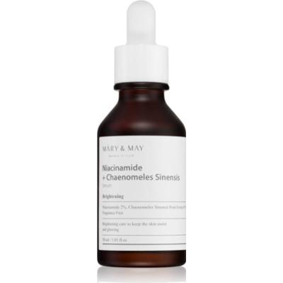 Mary&May Niacinamide + Chaenomeles Sinensis serum regenerujące i rozjaśniające odnawiający barierę ochronną skóry 30 ml