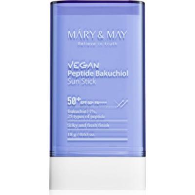 Mary&May Peptide Bakuchiol Sun Stick krem do opalania w sztyfcie o działaniu przeciwzmarszczkowym SPF 50+ 18 g