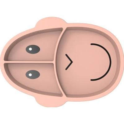 Matchstick Monkey Monkey Section Plate talerz dzielony Dusty Pink 1 szt.