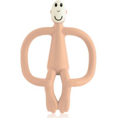 Matchstick Monkey Teething Toy and Gel Applicator gryzak ze szczoteczką 2 w 1 Peach Salmon 1 szt.