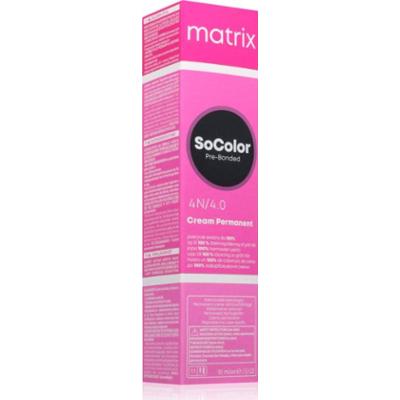 Matrix SoColor Pre-Bonded trwała farba do włosów do zakrywania siwych włosów odcień 4N 90 ml