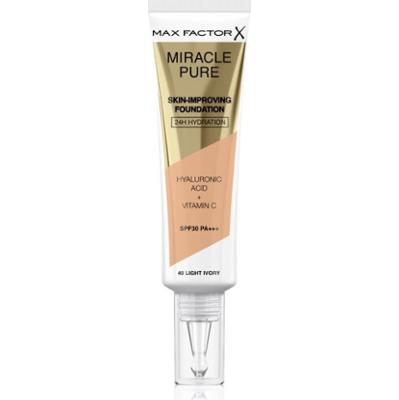 Max Factor Miracle Pure Skin trwały podkład SPF 30 odcień 40 Light Ivory 30 ml