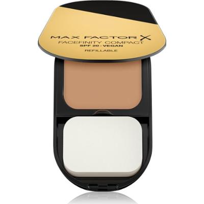 Max Factor Facefinity Refillable kompaktowy podkład matujący SPF 20 odcień 002 Ivory 10 g