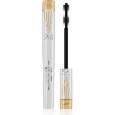 Max Factor Masterpiece Lash Wow tusz do rzęs zwiększający objętość, wydłużający i podkręcający ze szczoteczką 2 w 1 odcień Black 7 ml