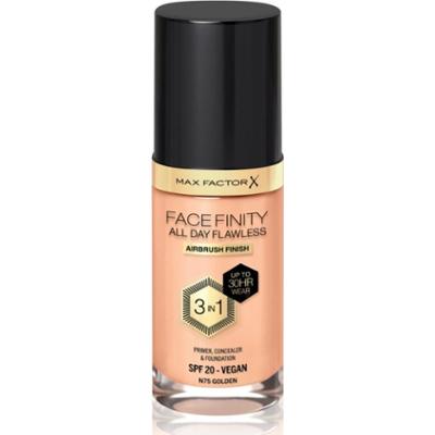 Max Factor Facefinity All Day Flawless trwały podkład SPF 20 odcień 75 Golden / N75 Golden 30 ml