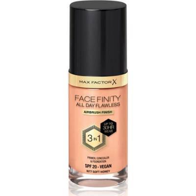 Max Factor Facefinity All Day Flawless trwały podkład SPF 20 odcień 77 Soft Honey 30 ml