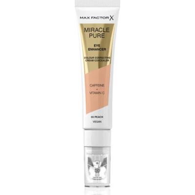 Max Factor Miracle Pure korektor kremowy przeciw obrzękom i cieniom odcień 03 Peach 10 ml