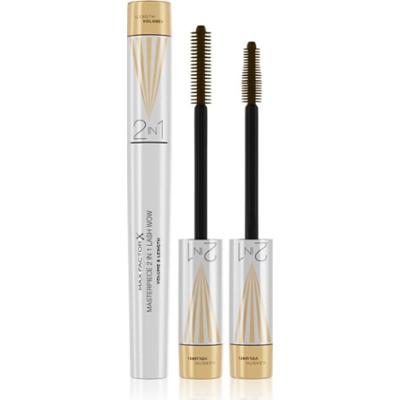 Max Factor Masterpiece Lash Wow tusz do rzęs zwiększający objętość, wydłużający i podkręcający ze szczoteczką 2 w 1 odcień Black Brown 7 ml
