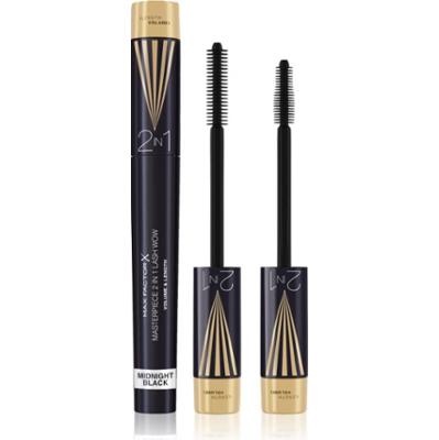 Max Factor Masterpiece Lash Wow tusz podkręcający i zwiększający objętość rzęs 2 w 1 odcień Midnight Black 7 ml