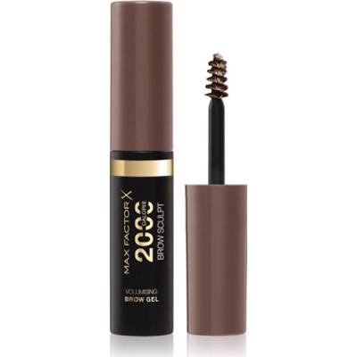Max Factor 2000 Calorie Brow Sculpt żel do brwi odcień 002 Soft Brown 4,5 ml
