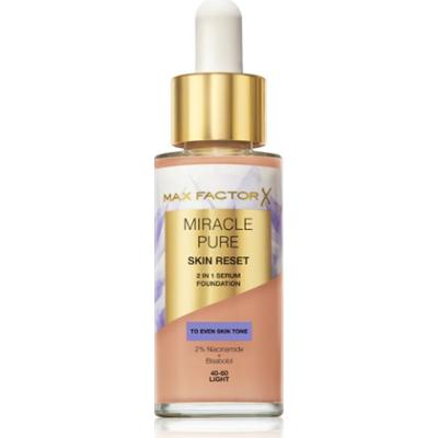 Max Factor Miracle Pure podkład pielęgnacyjny odcień 40-60 Light 30 ml