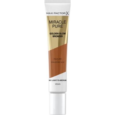 Max Factor Miracle Pure bronzer kremowy z efektem rozświetlającym odcień 001 Light To Medium 15 ml
