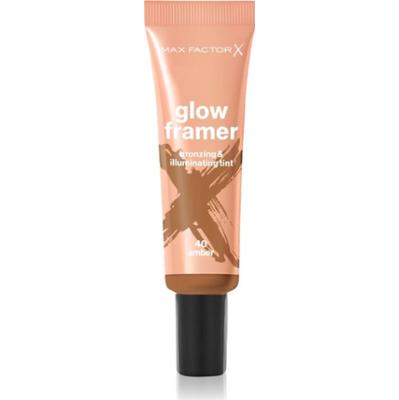 Max Factor Miracle Pure Glow Framer fluid brązujący odcień 40 Amber 30 ml