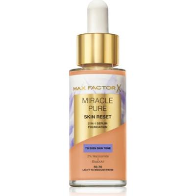 Max Factor Miracle Pure Skin Reset podkład pielęgnacyjny odcień 50-70 Light to Medium Warm 30 ml