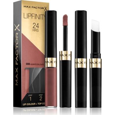 Max Factor Lipfinity Lip Colour szminka trwała z balsamem odcień 006 Always Delicate 4,2 g