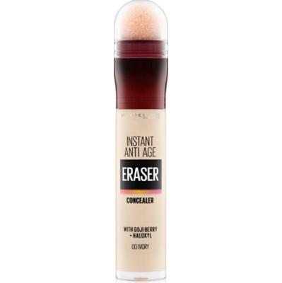 MAYBELLINE NEW YORK Instant Anti Age Eraser korektor w płynie z aplikatorem w postaci gąbeczki odcień 00 Ivory 6.8 ml
