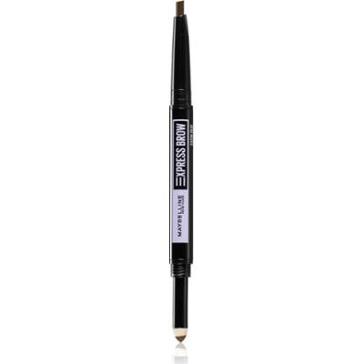 MAYBELLINE NEW YORK Express Brow Satin Duo kredka i puder do brwi podwójne odcień 02 - Medium Brown
