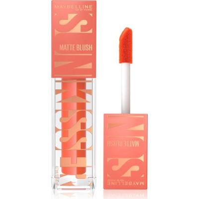 MAYBELLINE NEW YORK Sunkisser Matte róż w płynie z matowym wykończeniem odcień 34 Peachy Quench 4.7 ml