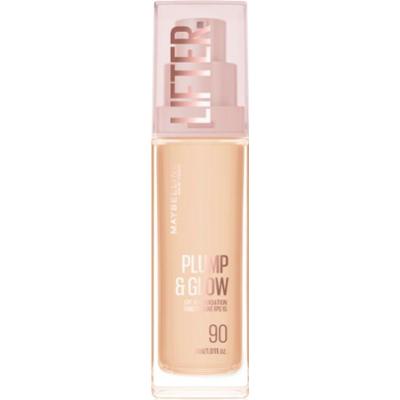 MAYBELLINE NEW YORK Lifter Plump & Glow podkład rozświetlający nadający naturalny wygląd odcień 90 30 ml