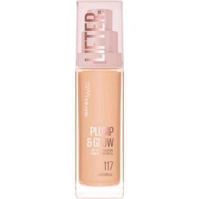MAYBELLINE NEW YORK Lifter Plump & Glow podkład rozświetlający nadający naturalny wygląd odcień 117 30 ml