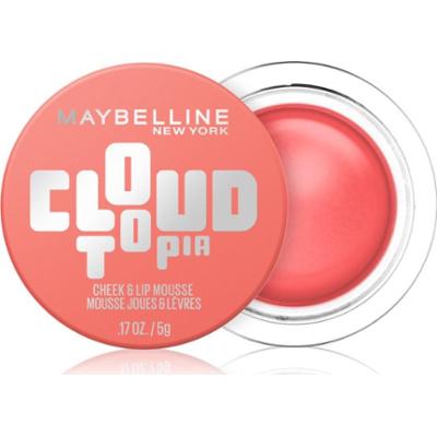 MAYBELLINE NEW YORK CloudTopia matowy kremowy róż do ust i policzków odcień 05 Coral Illusion 5 g
