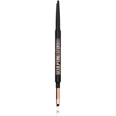 MAYBELLINE NEW YORK Sculpting Stix automatyczna kredka do powiek z pędzelkiem odcień 16 Black Blur 1 szt.