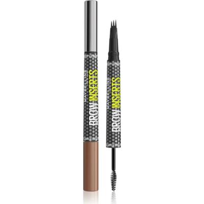 MAYBELLINE NEW YORK Brow Inserts pisak do brwi ze szczoteczką 2 w 1 odcień 2 Soft Brown 1.25 ml