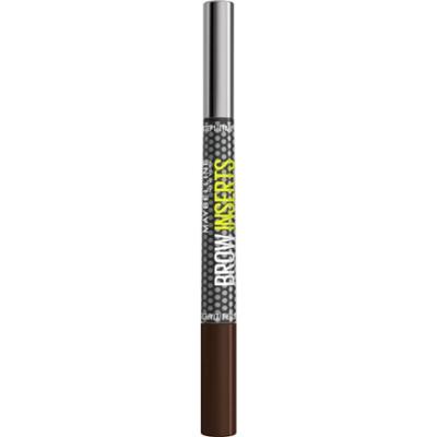 MAYBELLINE NEW YORK Brow Inserts pisak do brwi ze szczoteczką 2 w 1 odcień 5 Deep Brown 1.25 ml