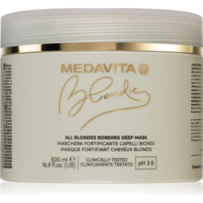 Medavita Blondie All Blondes maseczka wzmacniająca do włosów farbowanych 500 ml