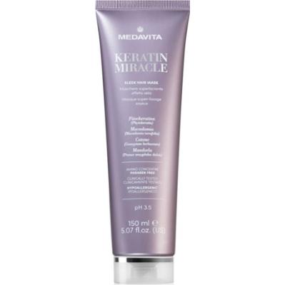 Medavita Keratin Miracle Sleek Hair Mask nawilżająca maseczka wygładzająca 150 ml