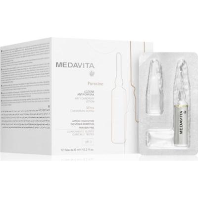 Medavita Puroxine Anti-Dandruff Lotion serum do skóry głowy przeciw łupieżowi 12x6 ml